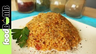 77 Turkse Bulgur Rijst Maken  Foodbomb [upl. by Celene]