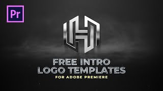 Free Intro Logo Templates For Adobe Premiere Pro  Dark Version [upl. by Neb]