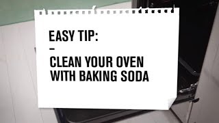 Zanussi Easy Tips Clean your oven with baking soda [upl. by Ecnedac]