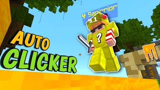 Aaa auto Clicker or Pro Player 😧  Mcpe NG BedWars [upl. by Melamie]