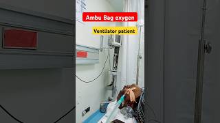 Ventilation patient give oxygen by ambu bag in hindi shorts sk natural [upl. by Gnauq474]