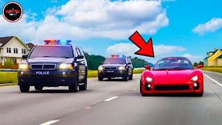 MOST BRUTAL Supercar Police Chases Caught On Dashcam 2024  police pursuit 2024 12 [upl. by Hsekar]