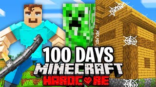 I Survived 100 Days as a CREEPER in Hardcore Minecraft Heres What Happened [upl. by Nilyac]