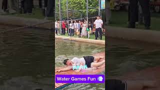 Water Fun Games  waterslide waterparkrides waterparkthrills swing slide Water Park Fun [upl. by Rees]