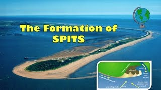 How Coastal Spits are formed  labelled diagram and explanation [upl. by Gotcher]