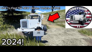 How To Find The NEW HIDDEN VEHICLE In APM American Plains Mudding Roblox [upl. by Oicnaneb502]