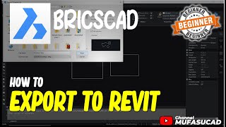 BricsCAD How To Export To Revit [upl. by Anitrak]