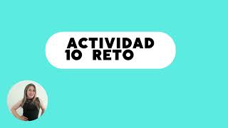 Actividad 10 reto amor propio [upl. by Tarton]