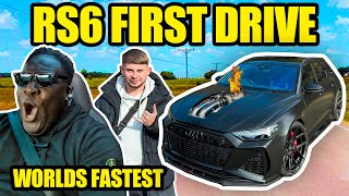 FIRST DRIVE IN THE WORLDS FASTEST AUDI RS6 C8 1100 BHP [upl. by Yennej]