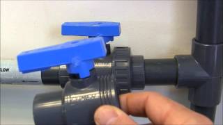 Ball valves for plastic pipe systems [upl. by Eceinart966]