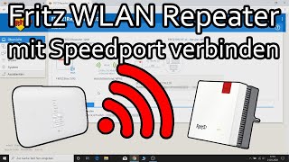 Fritz WLAN Repeater mit Telekom Speedport Router verbinden [upl. by Airetahs]