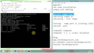 How to enable SNMP on linux and installation and configuration [upl. by Rider99]