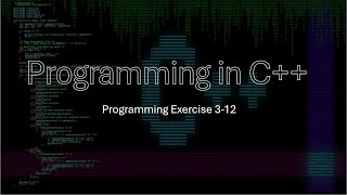 Programming in C Chapter 3 Input and Output Exercise 312 [upl. by Burnard]