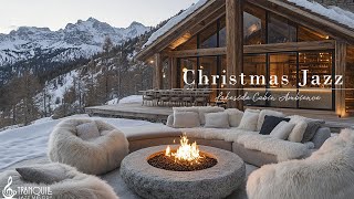 Christmas Jazz In Lakeside🎄 Smooth Christmas Coffee Music amp Tranquill Jazz  Christmas Ambience [upl. by Gabrila]