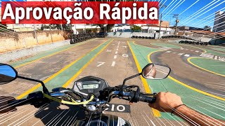 EXAME PRÁTICO de MOTO no DETRAN PR [upl. by Ahsinod]