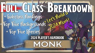 DampD 2024 Monk Full Class Breakdown [upl. by Pears]