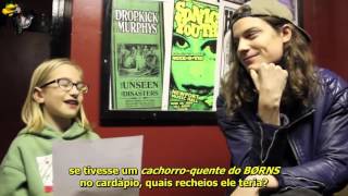 Entrevista  Kids Interview Bands  BORNS legendado [upl. by Ierdna]