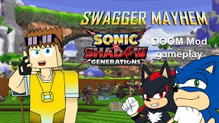 Swagger mayhem  Sonic x Shadow Generations  DOOM Mod gameplay [upl. by Mcafee]