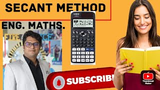 Secant Method using calculator [upl. by Weihs]