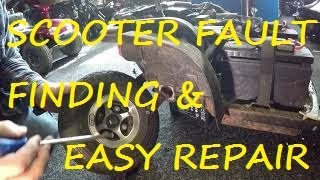 SCOOTER FAULT FINDING AND EASY REPAIR [upl. by Niall]