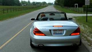 2004 mecedes benz sl 500 rear muffler delete [upl. by Janice]