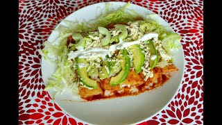 ENCHILADAS ROJAS de Pollo estilo sinaloa [upl. by Nitsu]