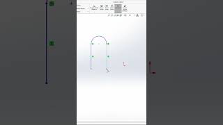 SolidWorks Quick Tip  Switch Between Line and Tangent Arc Mode [upl. by Lehcsreh]