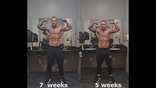 Mens Physique NPC  5 Weeks Out  Anavar Benefits amp Side Effects [upl. by Aridatha]