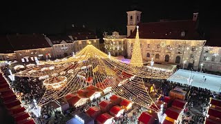 ⭕️ Târgul de Crăciun din Sibiu • 2022 [upl. by Anekahs]