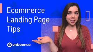 Ecommerce Landing Page Tips amp Examples  3 Ways to Increase Your Conversion Rate and Get More Sales [upl. by Ahsinroc]