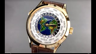 Patek Philippe World Time Cloisonne Enamel 5231J001 Patek Philippe Watch Review [upl. by Wiburg]