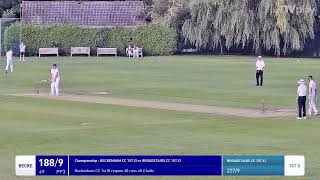 Beckenham CC 1st XI Vs Broadstairs CC 1st XI 20th July [upl. by Los403]