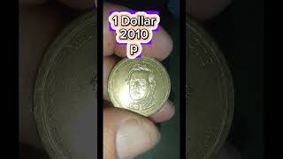 USAOne Dollar Millard Fillmore1910 bajoutresors bajoutravel money italia coin collection [upl. by Ydnim419]