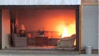 Flashover Demonstration [upl. by Ynavoj]