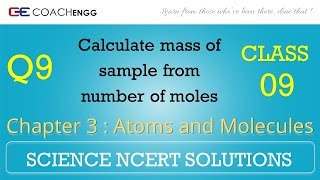 Atoms and Molecules Question 9 Chapter 3 Class 9 NCERT Solutions Exercise [upl. by Hsak]