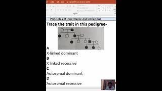 pedigree analysis how to solve pedigree trick to crack pedigree [upl. by Ecirbaf276]