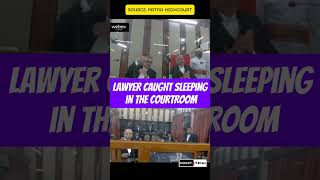 Lawyer caught sleeping in the court news courtroomlive [upl. by Brader542]