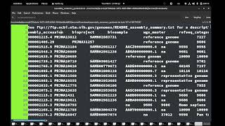 BAJAR GENOMAS DEL NCBI MEDIANTE WGET [upl. by Allanson]