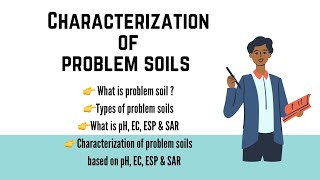 Characterization of problem soils based on pH EC ESP SAR problemsoil soilreaction soilph [upl. by Charity]