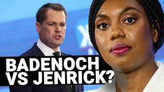 It looks like a Robert Jenrick v Kemi Badenoch final as Mel Stride out of Tory leadership [upl. by Nhguaved310]