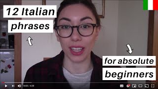 12 Italian phrases for absolute beginners subs in multiple languages [upl. by Jamima201]