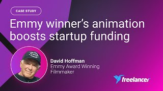 Emmy Winners Animation Boosts Startup Funding David Hoffmans Success with Freelancer [upl. by Eixel]