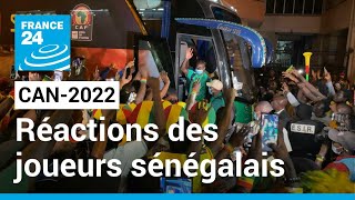 CAN2022  premières réactions des joueurs et des supporters après le sacre des Lions du Sénégal [upl. by Herc]