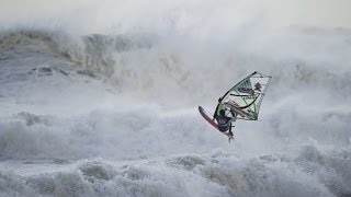 Windsurfing through hurricane conditions  Red Bull Storm Chase Final 2014 [upl. by Aranahs]