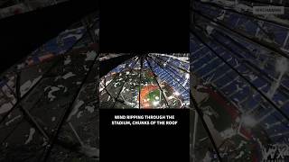 Hurricane Milton destroys the roof of Tropicana Field the Tampa Bay Rays stadium [upl. by Noah]