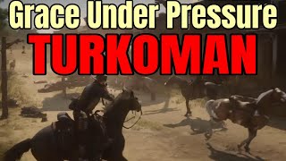 Dark Bay Turkoman in ACTION This is WHY the Turkoman is a Great War Horse  Red Dead Redemption 2 [upl. by Aihsirt]