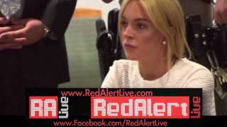 Lindsay Lohan 3 Years in Prison For Felony Theft Arrived Looking Hot [upl. by Nomrej]