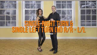 Salsa Beginners 1  Single Right Turn amp Single Left Turn for Men  Detailed explanation [upl. by Manchester445]