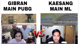 Gibran Main PUBG Vs Kaesang Main ML [upl. by Fugazy]