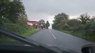 Gloucester to Hereford in the Rain with a near miss with a Pheasant [upl. by Ominorej]